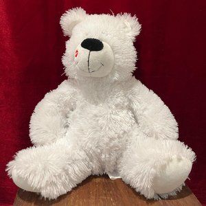 Teddy Bear With Kiss On Cheek - 15 inches